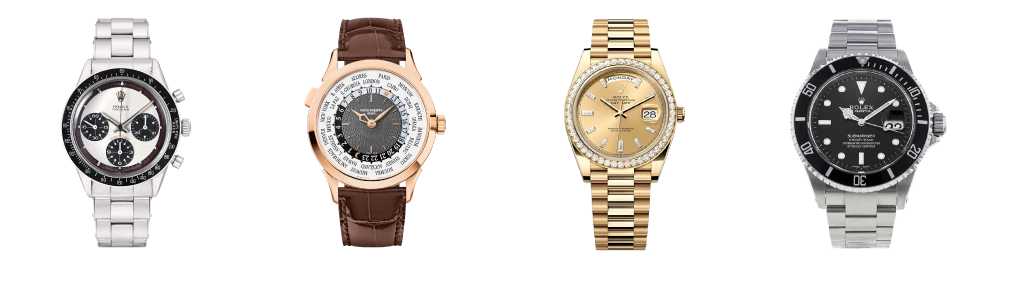 relojes de primeras marcas, Rolex, Patek Phillippe