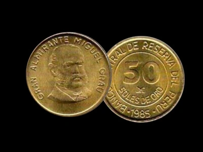Compra y Venta de Moneda Sol de Oro Peruano de 50