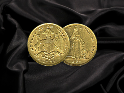 Compra y Venta de Chileno de Oro 5 pesos