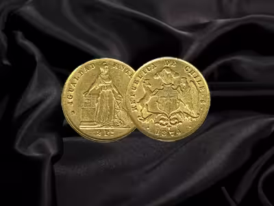 compra y venta chileno oro 2 pesos