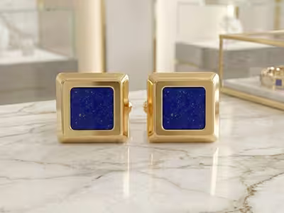 gemelos oro piedras